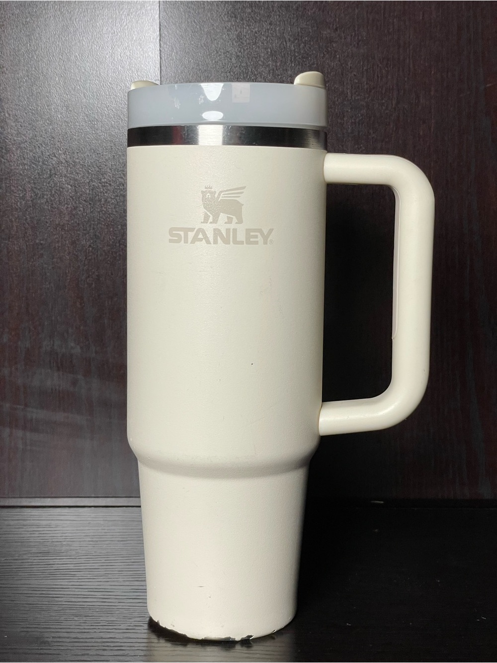 Stanley Ivory Travel Mug with Handle - Insulated Stainless